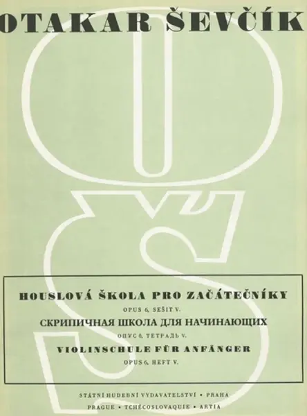 Houslová škola pro začátečníky - Otakar Ševčík