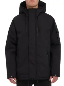 Volcom pánská bunda Stoke Stone Ii 10K Jacket Black | Černá | Velikost XL