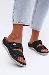 Kožené dámské slip-ony na suchý zip Inblu