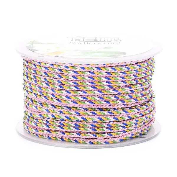 Multi-Color Decorative Braided Nylon Cord
