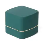 Square Plastic Jewelry Ring Boxes