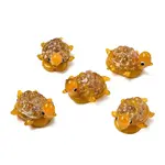 Handmade Gold Sand Lampwork Beads