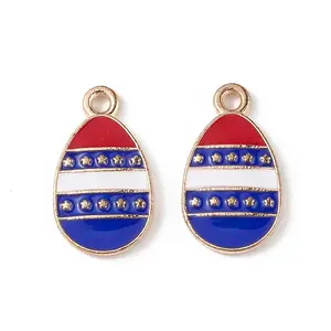 Independence Day Alloy Enamel Pendants