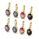 Glass Leverback Earrings