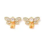 Brass Micro Pave Cubic Zirconia Pendants