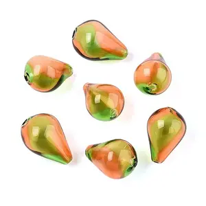 Transparent Handmade Blown Glass Globe Beads