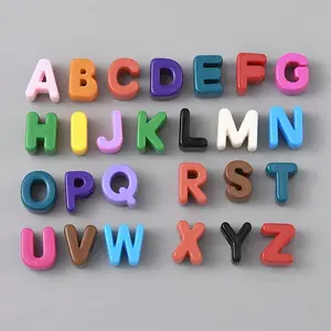 26Pcs Opaque Acrylic European Beads