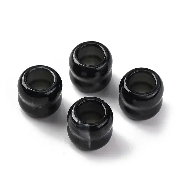 Two Tone Opaque Acrylic Beads