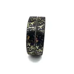44M Gold Stamping Marble Print Polyester Ribbons