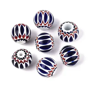 Handmade Millefiori Glass Rondelle Beads