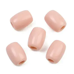 Opaque Acrylic European Beads