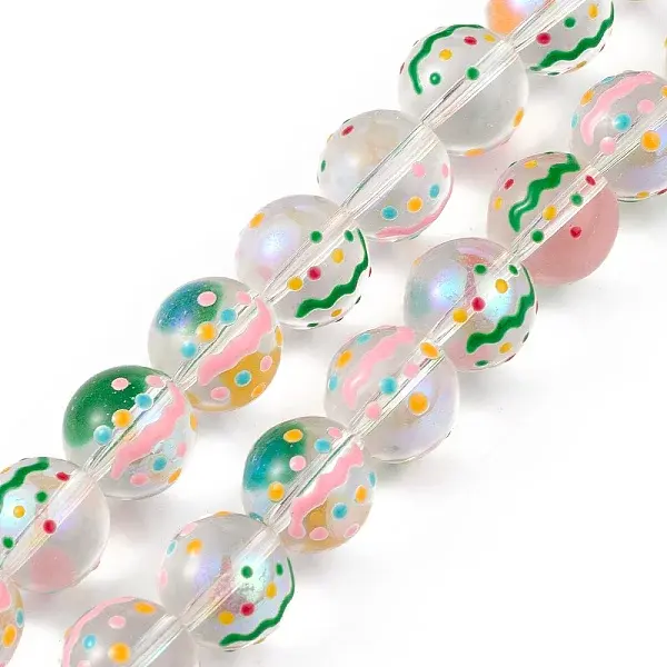 Transparent Glass Beads Strands