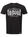 Tapout Tričko 'CRASHED'  čierna / biela