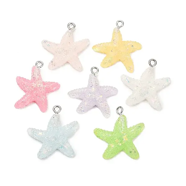 Transparent Resin Pendants