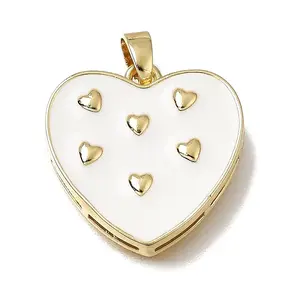 Brass with Enamel Pendants