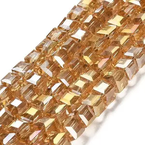 Electroplate Glass Beads Strands