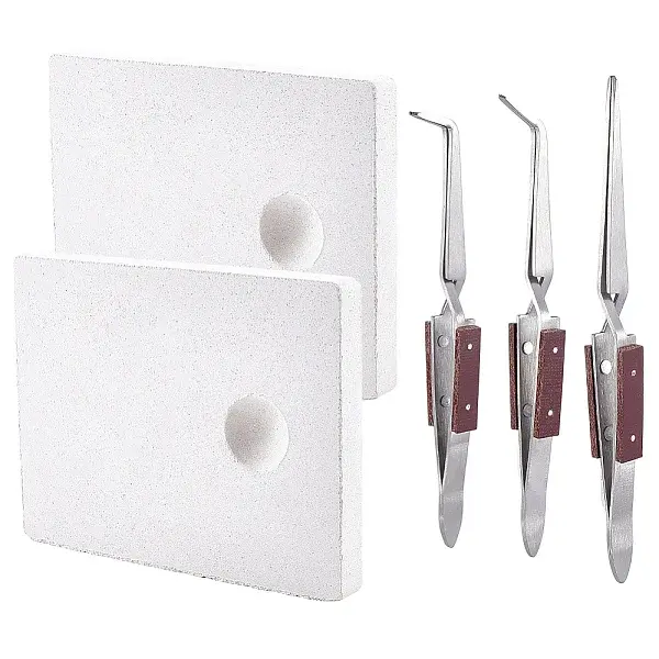 2Pcs Quartz Honeycomb Soldering Boards