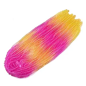 Baking Paint Transparent Glass Beads