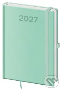 Denní diář 2027 A5 Print Pop světle zelený