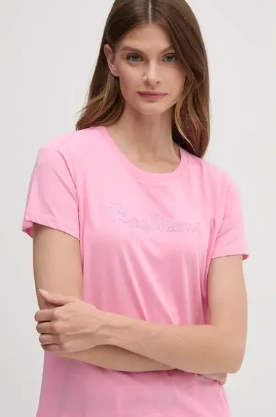 Pepe Jeans Bavlněné tričko Pepe Jeans ESPE