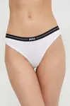BOSS tanga dámské bavlněné s elastanem 3P THONG 3-pack