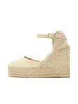Castañer Espadrilky 'Carol'  svetlobéžová