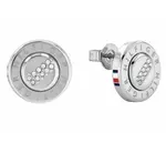 Tommy Hilfiger Ocelové náušnice pecky s krystaly 2780612