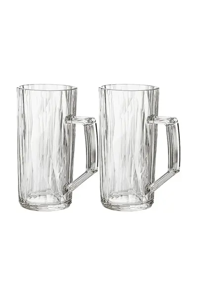 Koziol sada půllitrů na pivo z plastu 500 ml