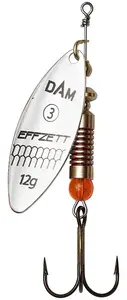 Dam třpytka effzett predator spinner silver-velikost 0 hmotnost 3 g