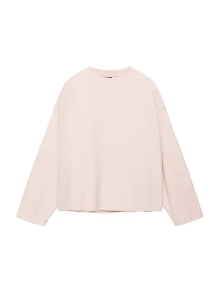 Pull&Bear Mikina 'STWD'  ružová / biela