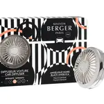 Maison Berger Paris Difuzér do auta Černá Angelika stříbrný (Car Diffuser)