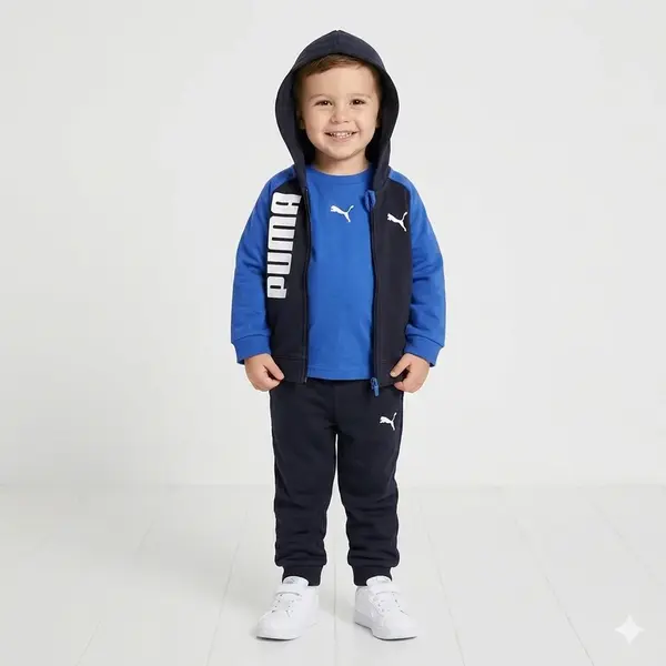 Puma MINICATS SET-3 Tee, Hooded, Pantst INF 92