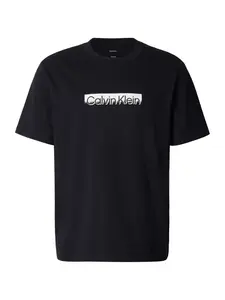 Calvin Klein Tričko  čierna / biela