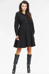 Awama Woman's Dress A668 Black