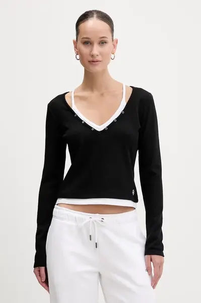 Tričko s dlouhým rukávem Guess Jeans