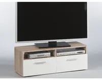 TV stolek Rana, dub sonoma/bílá