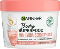 GARNIER Body Superfood hydratační balzám s ovesným mlékem a probiotickými frakcemi pro citlivou pokožku, 380 ml