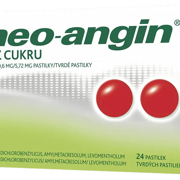NEO-ANGIN bez cukru 24 pastilek