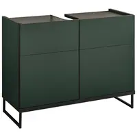 MID.YOU SKŘÍŇKA POD UMYVADLO, zelená, černá, zelená, černá, 80/59,4/31 cm