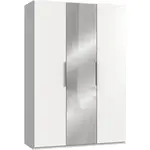 MID.YOU ŠATNÍ SKŘÍŇ S OTOČNÝMI DVEŘMI, bílá, 150/216/58 cm