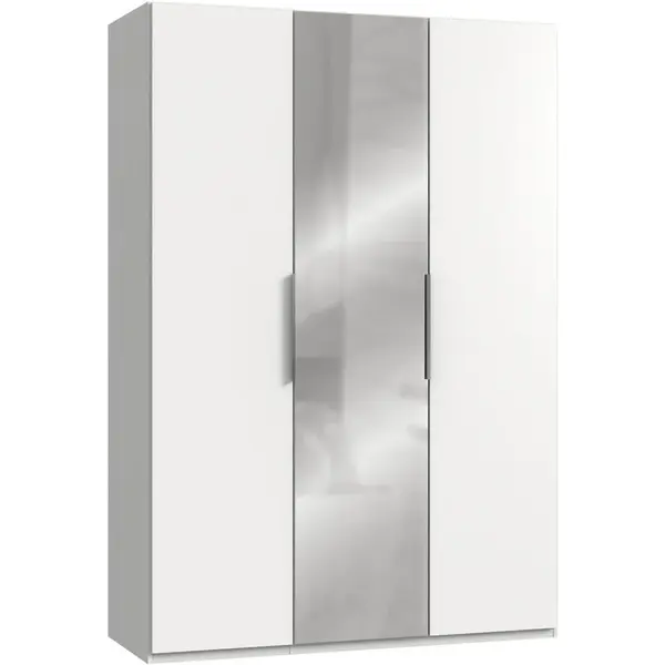 MID.YOU ŠATNÍ SKŘÍŇ S OTOČNÝMI DVEŘMI, bílá, 150/216/58 cm