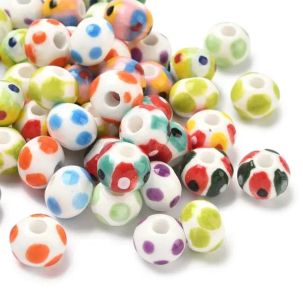 Handmade Porcelain European Beads