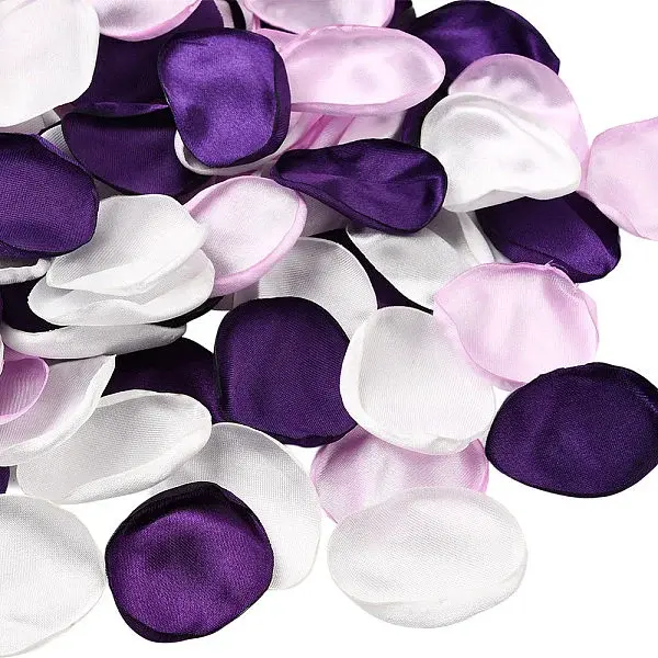 Polyester Artificial Rose Flower Petals