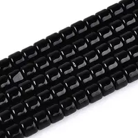 Opaque Solid Color Glass Beads Strands