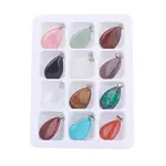 Natural & Synthetic Mixed Gemstone Pendants
