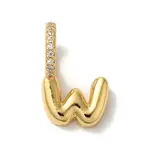 Brass Micro Pave Cubic Zirconia Pendants