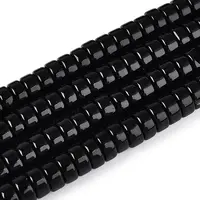 Opaque Solid Color Glass Beads Strands