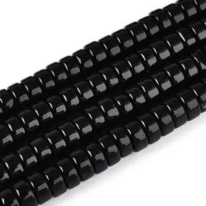 Opaque Solid Color Glass Beads Strands