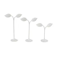 3 Sizes Bean Sprout Leaves Iron Earring Displays