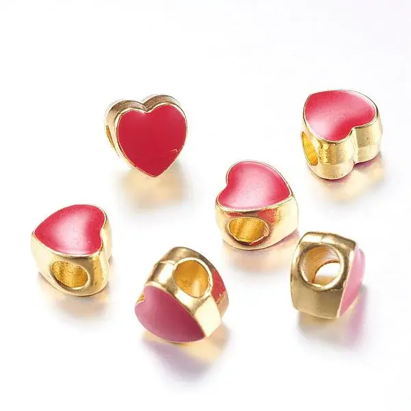 Enamel Style Alloy European Beads